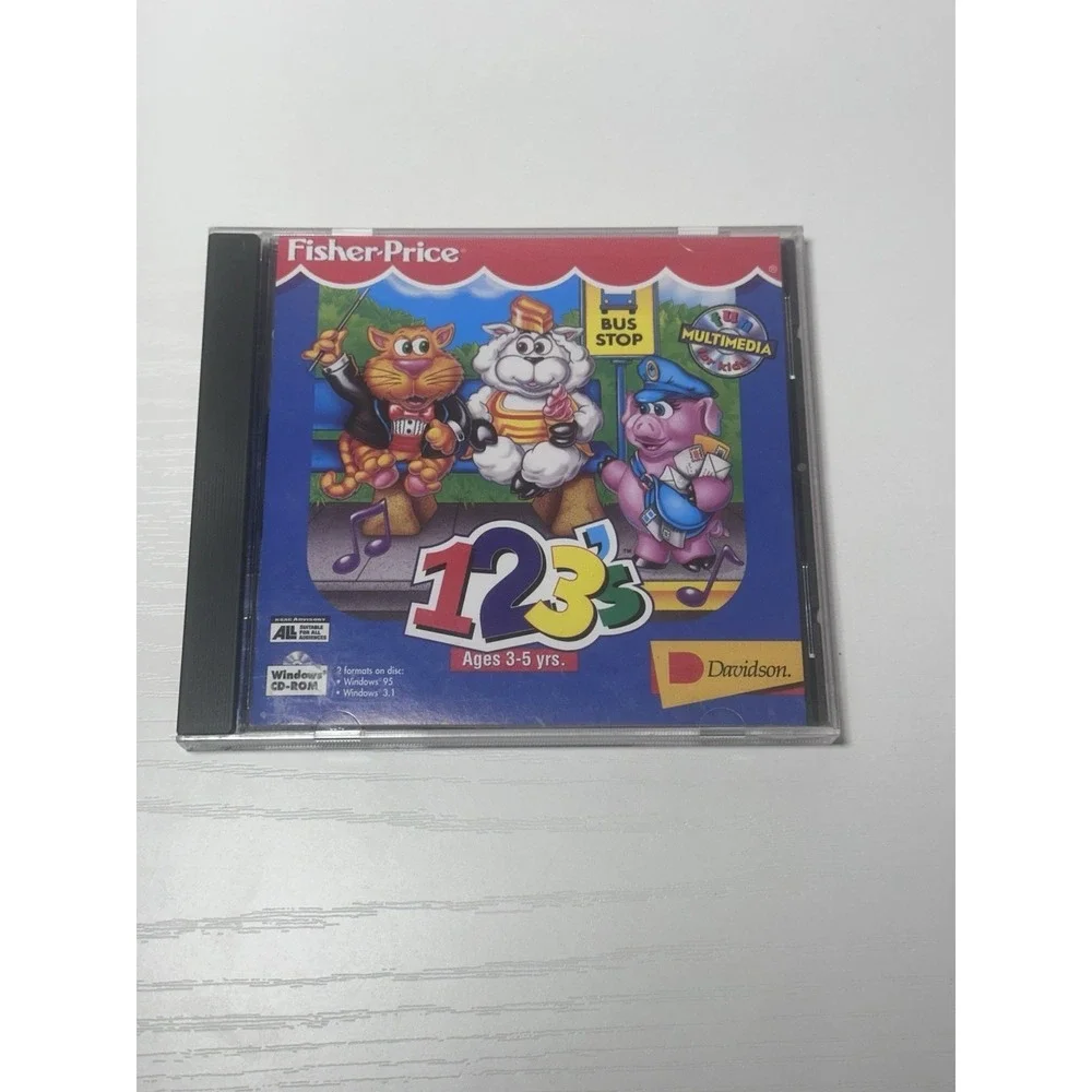 Fisher Price 123s Computer Software CD 1999